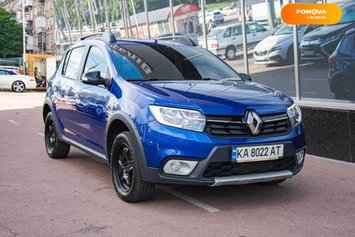 Renault Sandero, 2020, Бензин, 0.9 л., 96 тис. км, Хетчбек, Синій, Київ 107787 фото
