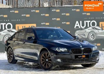 BMW 5 Series, 2011 г., Бензин, 139 тыс. км, Седан, Чорный, Харьков AT-10409222 фото