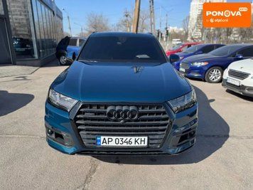 Audi Q7, 2018 р., Бензин, 120 тис. км, Позашляховик / Кросовер, Синій, Запоріжжя AT-10411008 фото