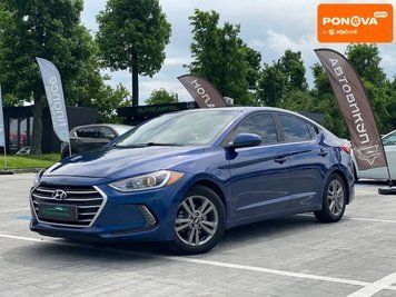 Hyundai Elantra, 2018 г., Газ пропан-бутан / Бензин, 121 тыс. км, Седан, Синий, Киев AT-10419102 фото