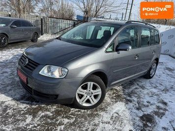 Volkswagen Touran, 2006 г., Бензин, 187 тыс. км, Минивен, Серый, Днепр (Днепропетровск) AT-10409152 фото