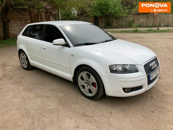 Audi A3 Sportback, 2008, Бензин, 1.4 л., 177 тис. км, Хетчбек, Білий, Дніпро (Дніпропетровськ) Cars-Pr-261453 фото