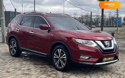 Nissan Rogue, 2017, Бензин, 2.49 л., 163 тис. км, Позашляховик / Кросовер, Червоний, Стрий 20449 фото