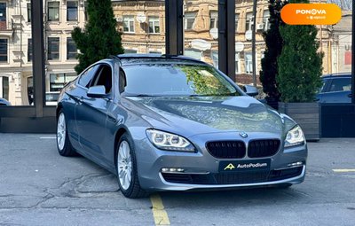 BMW 6 Series, 2015, Бензин, 2.98 л., 229 тис. км, Купе, Сірий, Київ 35160 фото