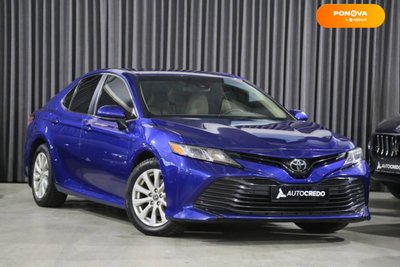 Toyota Camry, 2017, Бензин, 2.49 л., 96 тис. км, Седан, Синій, Київ 14828 фото