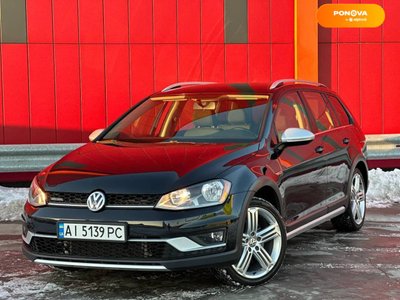 Volkswagen Golf Alltrack, 2017, Бензин, 1.8 л., 130 тис. км, Універсал, Чорний, Київ 13727 фото