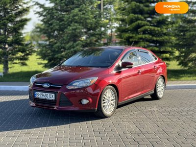 Ford Focus, 2013, Бензин, 2 л., 186 тыс. км, Хетчбек, Красный, Одесса 49256 фото