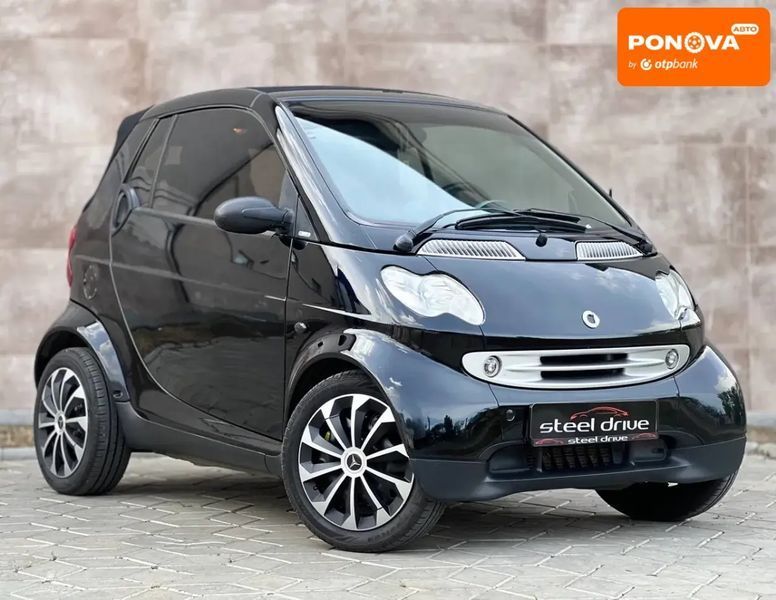 Smart Fortwo, 2005 р., Бензин, 213 тис. км, Кабріолет, Чорний, Миколаїв AT-10418147 фото