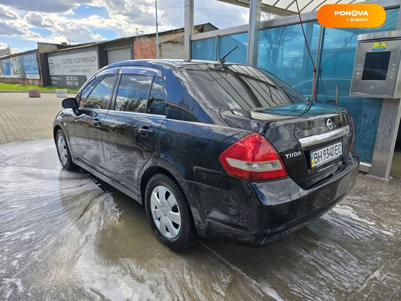 Nissan TIIDA, 2007, Бензин, 1.6 л., 225 тис. км, Седан, Чорний, Одеса Cars-Pr-65320 фото