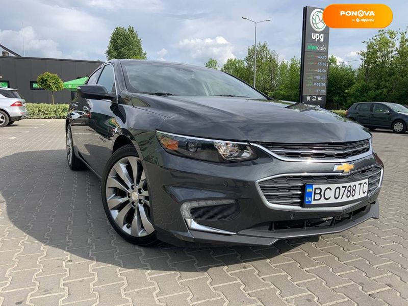 Chevrolet Malibu, 2016, Бензин, 2 л., 108 тис. км, Седан, Сірий, Львів Cars-Pr-55484 фото