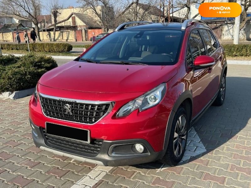 Peugeot 2008, 2016, Бензин, 1.2 л., 101 тис. км, Позашляховик / Кросовер, Червоний, Одеса Cars-Pr-62116 фото