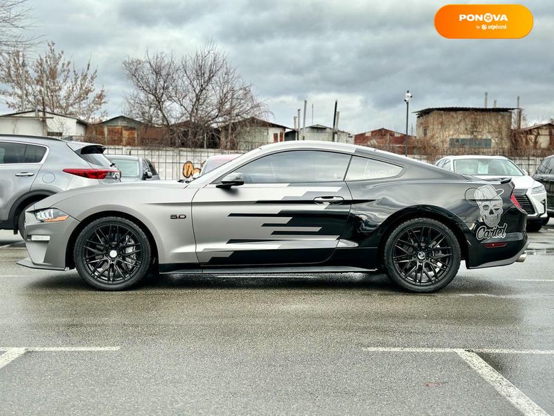 Ford Mustang, 2018, Бензин, 4.95 л., 13 тис. км, Купе, Сірий, Київ 110915 фото