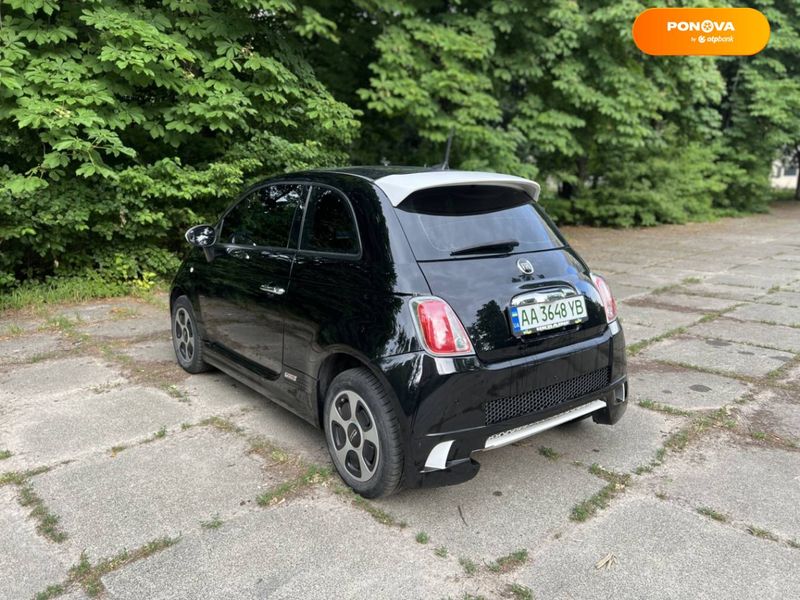 Fiat 500e, 2015, Електро, 99 тис. км, Хетчбек, Чорний, Київ Cars-Pr-66567 фото