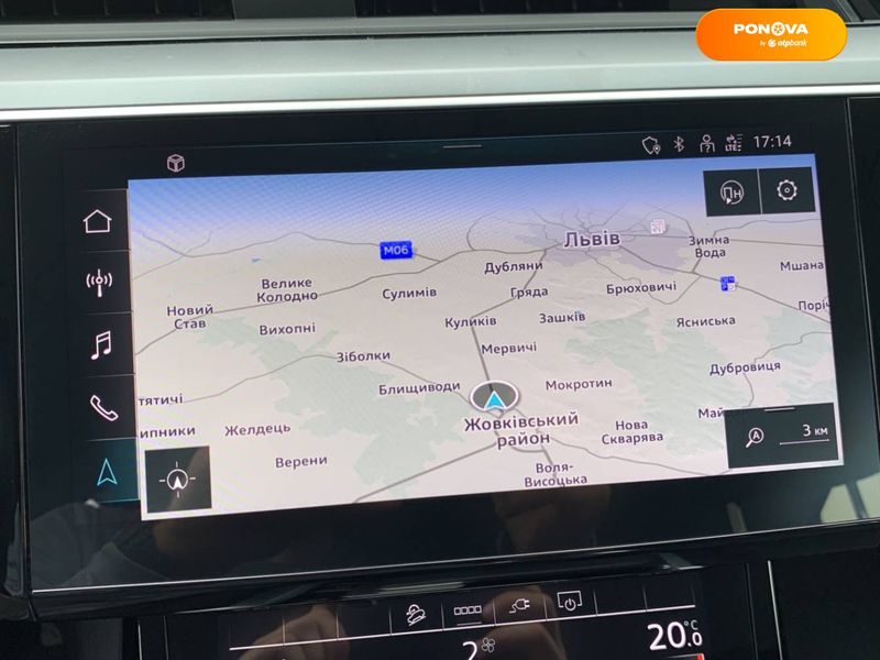 Audi e-tron, 2020, Електро, 44 тис. км, Позашляховик / Кросовер, Чорний, Львів 107640 фото