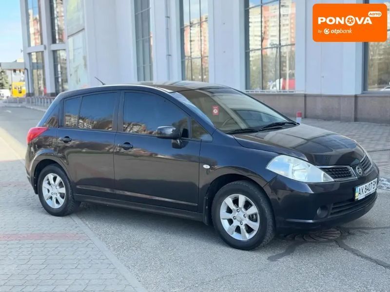 Nissan TIIDA, 2008 р., Бензин, 140 тис. км, Хетчбек, Чорний, Дніпро (Дніпропетровськ) AT-10418050 фото