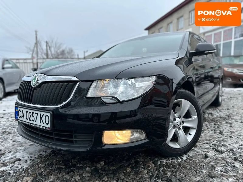 Skoda Superb, 2010 г., Бензин, 295 тыс. км, Седан, Чорный, Смела AT-10410855 фото