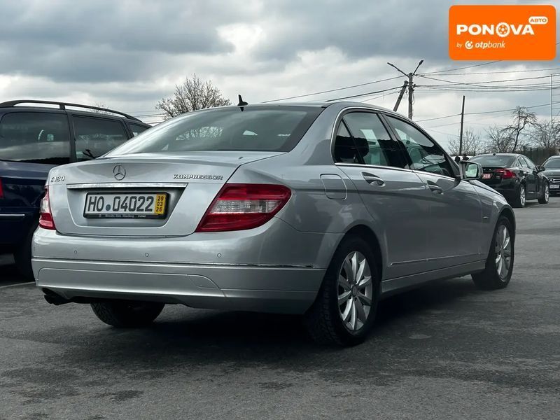 Mercedes-Benz C-Class, 2009 р., Бензин, 239 тис. км, Седан, Сірий, Житомир AT-10414643 фото