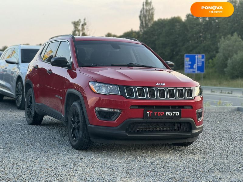 Jeep Compass, 2019, Бензин, 2.4 л., 105 тис. км, Позашляховик / Кросовер, Червоний, Львів 108049 фото