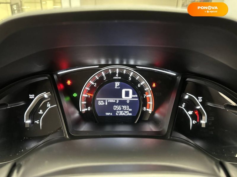 Honda Civic, 2017, Бензин, 2 л., 56 тис. км, Седан, Сірий, Київ 10789 фото