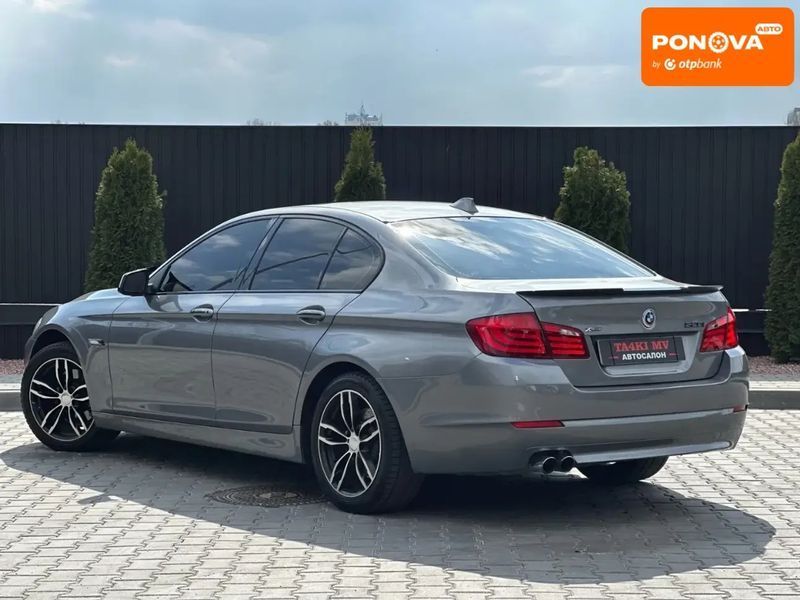 BMW 5 Series, 2013 р., Бензин, 123 тис. км, Седан, Сірий, Дніпро (Дніпропетровськ) AT-10414874 фото