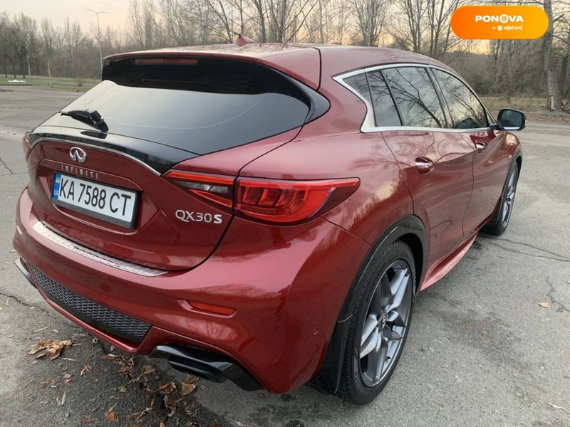 Infiniti QX30, 2016, Бензин, 1.99 л., 107 тыс. км, Внедорожник / Кроссовер, Красный, Киев Cars-Pr-64447 фото