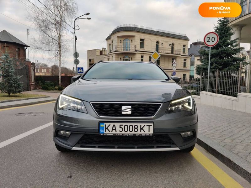 SEAT Leon, 2017, Дизель, 1.97 л., 133 тыс. км, Универсал, Серый, Киев Cars-Pr-65086 фото