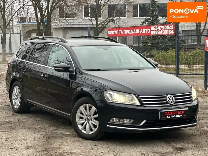Volkswagen Passat, 2013 г., Дизель, 250 тыс. км, Универсал, Чорный, Днепр (Днепропетровск) AT-10406557 фото