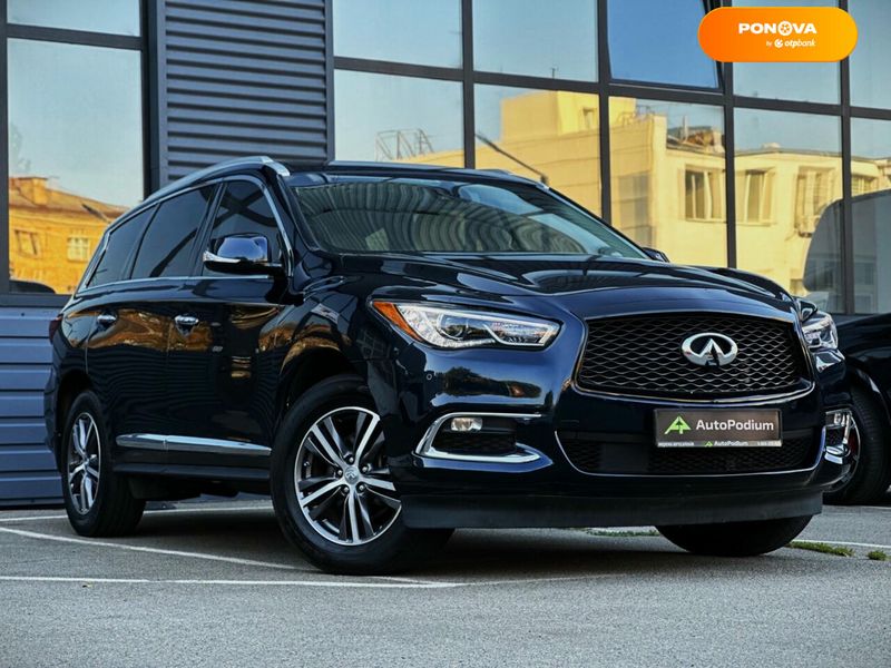 Infiniti QX60, 2018, Бензин, 3.5 л., 49 тис. км, Позашляховик / Кросовер, Синій, Київ 109925 фото