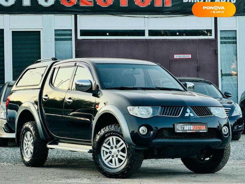 Mitsubishi L 200, 2009, Дизель, 2.48 л., 80 тис. км, Пікап, Чорний, Харків 111300 фото