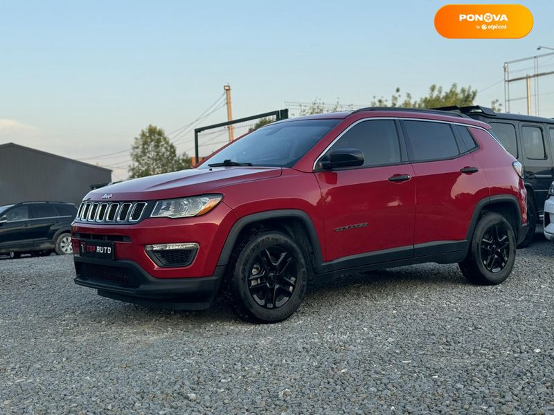 Jeep Compass, 2019, Бензин, 2.4 л., 105 тис. км, Позашляховик / Кросовер, Червоний, Львів 108049 фото