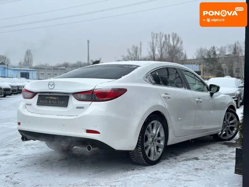 Mazda 6, 2014 г., Бензин, 166 тыс. км, Седан, Белый, Харьков AT-10406937 фото