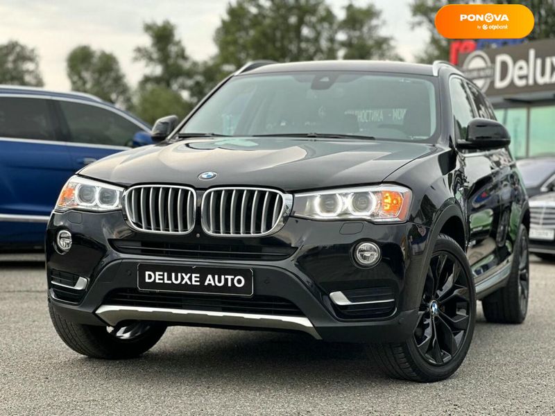 BMW X3, 2016, Бензин, 2 л., 70 тыс. км, Внедорожник / Кроссовер, Чорный, Киев 111135 фото