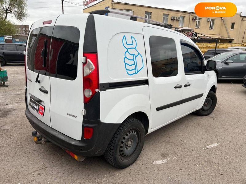 Renault Kangoo, 2011, Газ пропан-бутан / Бензин, 1.6 л., 258 тис. км, Вантажний фургон, Білий, Запоріжжя 39613 фото