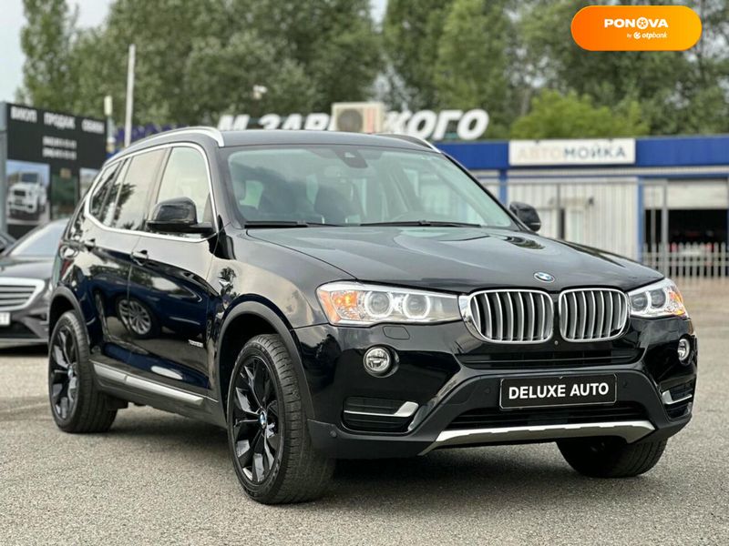 BMW X3, 2016, Бензин, 2 л., 70 тыс. км, Внедорожник / Кроссовер, Чорный, Киев 111135 фото