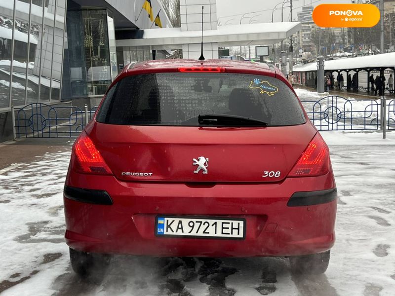 Peugeot 308, 2008, Бензин, 1.6 л., 211 тис. км, Хетчбек, Червоний, Київ 18681 фото