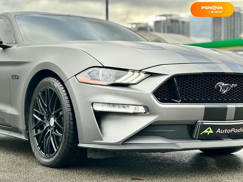 Ford Mustang, 2018, Бензин, 4.95 л., 13 тис. км, Купе, Сірий, Київ 110915 фото