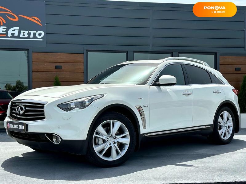 Infiniti QX70, 2016, Дизель, 2.99 л., 155 тис. км, Позашляховик / Кросовер, Білий, Рівне 101430 фото