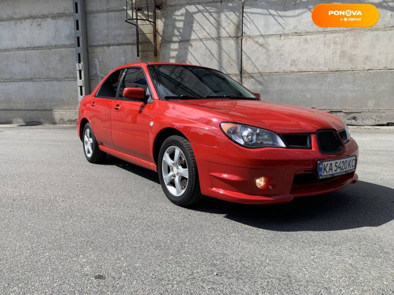 Subaru Impreza, 2006, Бензин, 2 л., 240 тыс. км, Седан, Красный, Днепр (Днепропетровск) Cars-Pr-58418 фото