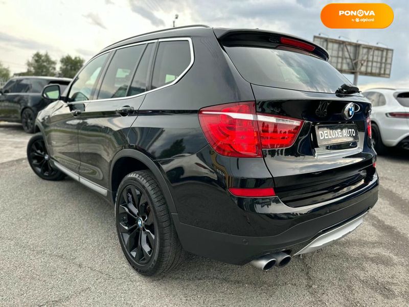 BMW X3, 2016, Бензин, 2 л., 70 тис. км, Позашляховик / Кросовер, Чорний, Київ 111135 фото