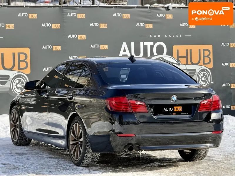 BMW 5 Series, 2011 г., Бензин, 139 тыс. км, Седан, Чорный, Харьков AT-10409222 фото