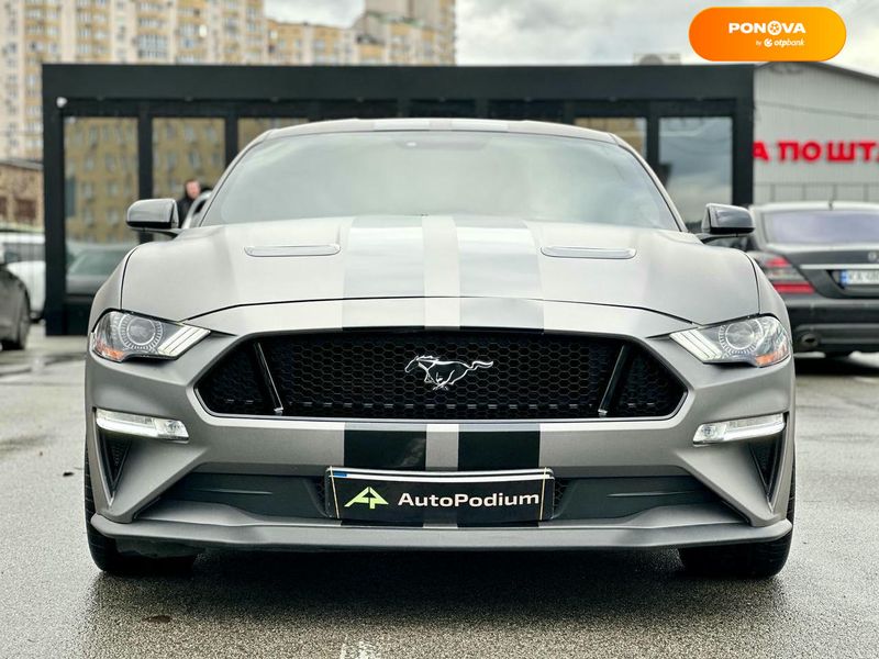 Ford Mustang, 2018, Бензин, 4.95 л., 13 тис. км, Купе, Сірий, Київ 110915 фото