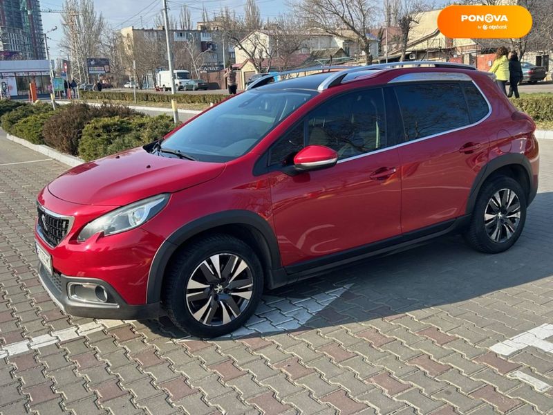 Peugeot 2008, 2016, Бензин, 1.2 л., 101 тис. км, Позашляховик / Кросовер, Червоний, Одеса Cars-Pr-62116 фото