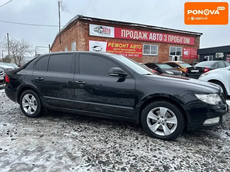 Skoda Superb, 2010 г., Бензин, 295 тыс. км, Седан, Чорный, Смела AT-10410855 фото