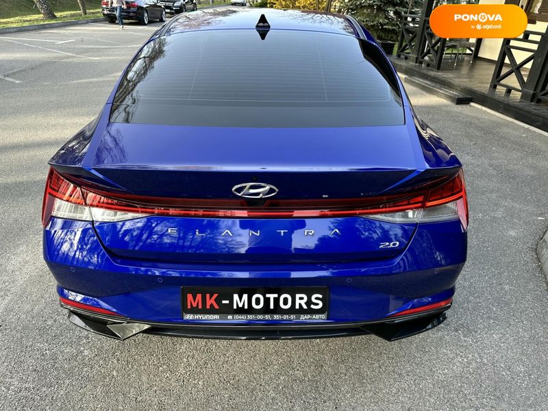 Hyundai Elantra, 2022, Бензин, 2 л., 19 тис. км, Седан, Синій, Київ 100989 фото