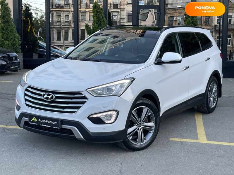 Hyundai Grand Santa Fe, 2015, Дизель, 2.2 л., 230 тыс. км, Внедорожник / Кроссовер, Белый, Киев 51380 фото