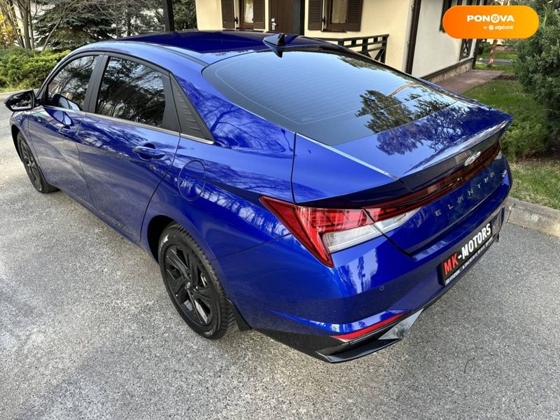 Hyundai Elantra, 2022, Бензин, 2 л., 19 тис. км, Седан, Синій, Київ 100989 фото