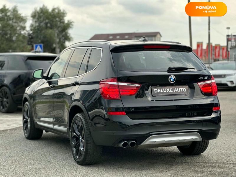 BMW X3, 2016, Бензин, 2 л., 70 тис. км, Позашляховик / Кросовер, Чорний, Київ 111135 фото