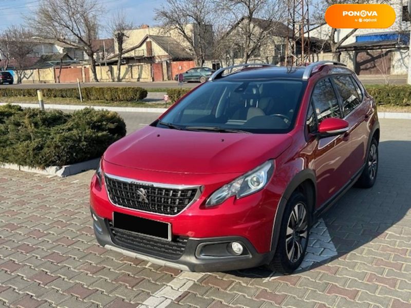 Peugeot 2008, 2016, Бензин, 1.2 л., 101 тис. км, Позашляховик / Кросовер, Червоний, Одеса Cars-Pr-62116 фото