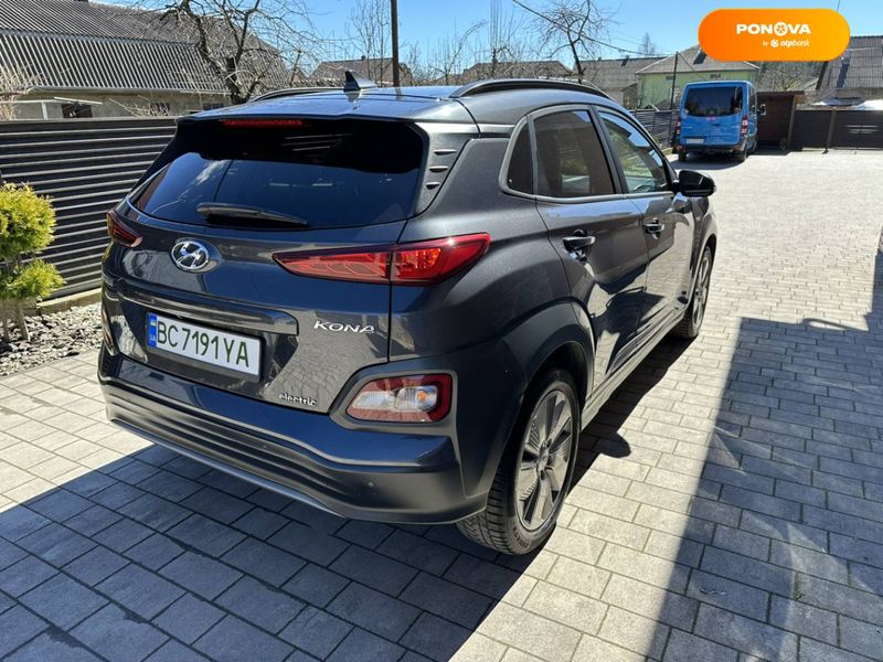 Hyundai Kona, 2020, Електро, 122 тис. км, Позашляховик / Кросовер, Сірий, Мостиська Cars-Pr-66857 фото