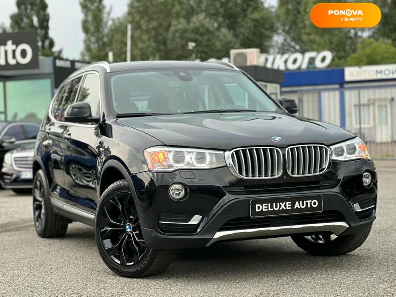 BMW X3, 2016, Бензин, 2 л., 70 тыс. км, Внедорожник / Кроссовер, Чорный, Киев 111135 фото